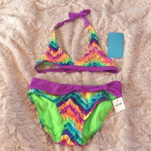 multi color girls bikini bathing suit💜💙💚💛🧡❤️